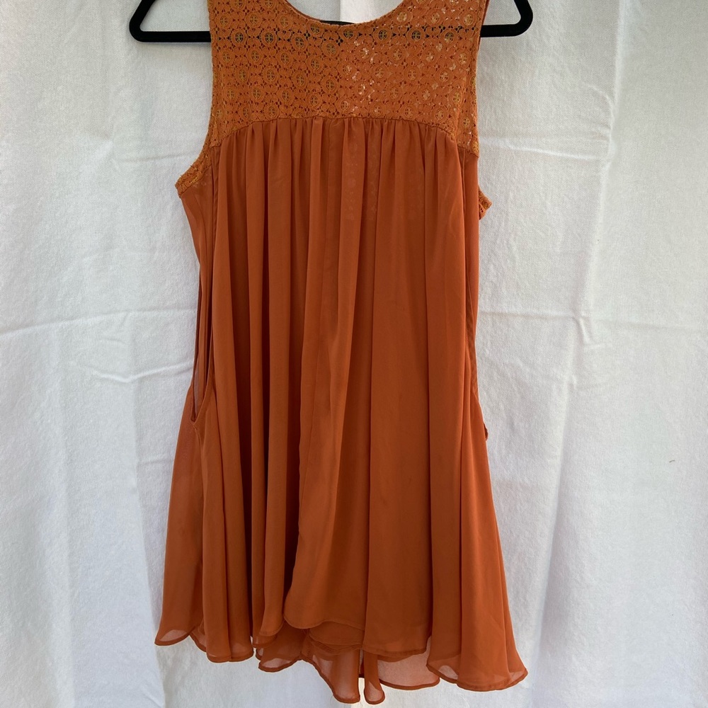 Forever 21 midi dress. Burnt orange color.